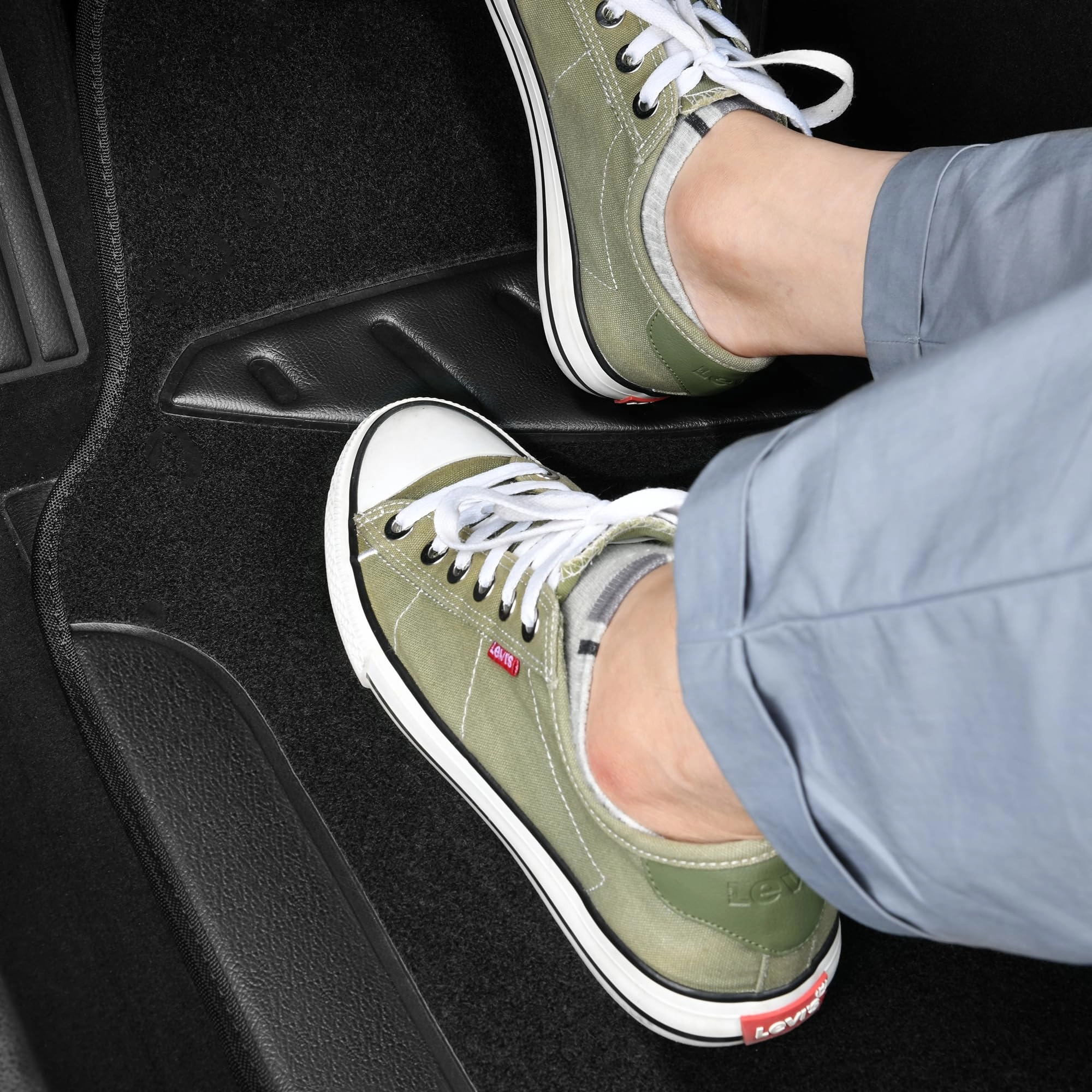 Jelly Waterproof Universal Fit Car Floor Mats - Pink Leather