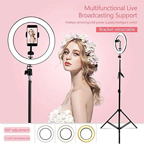 Selfie Ring Light - 10in Inner (160cm)