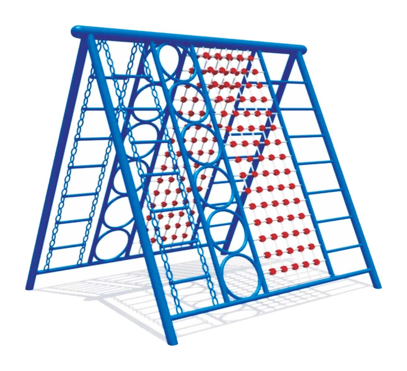 Outdoor Monkey Bar - 180x130x200cm Premium Metal