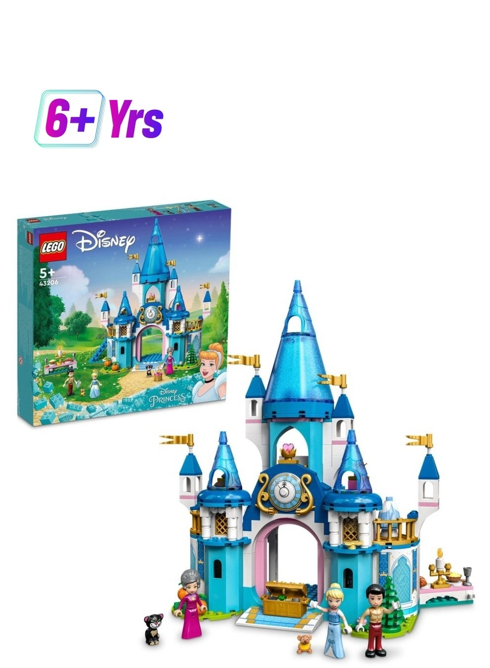 Disney Princess Cinderella and Prince Charming's Castle (43206)