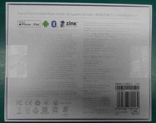 Photo Printer ZPP110 - 2x3 + ZINK Photo Paper - 50 Sheets