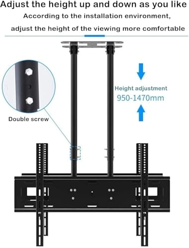 TV Ceiling Mount - 160kg 75-100 inch