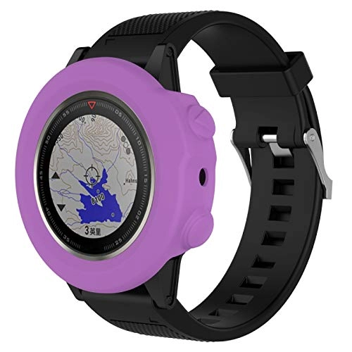 Protective Case for Garmin Fenix 5X - Purple Silicone