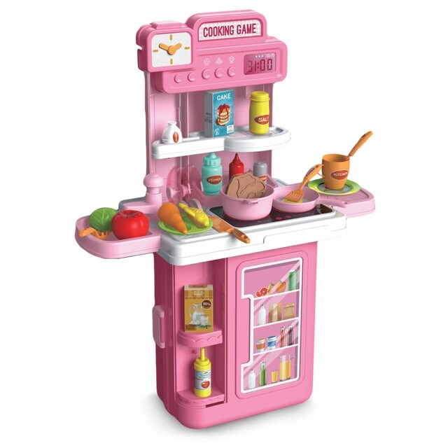 SAM BOX FZE ROLE PLAY CHEF/KITCHEN/RESTAURANT TOY SET LUGGAGE CASE - 41 pcs
