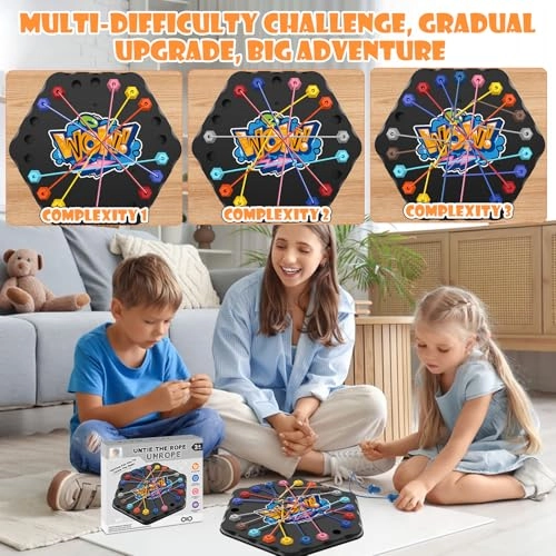 Brainy Kn-ots Rope Detangling Game - Black