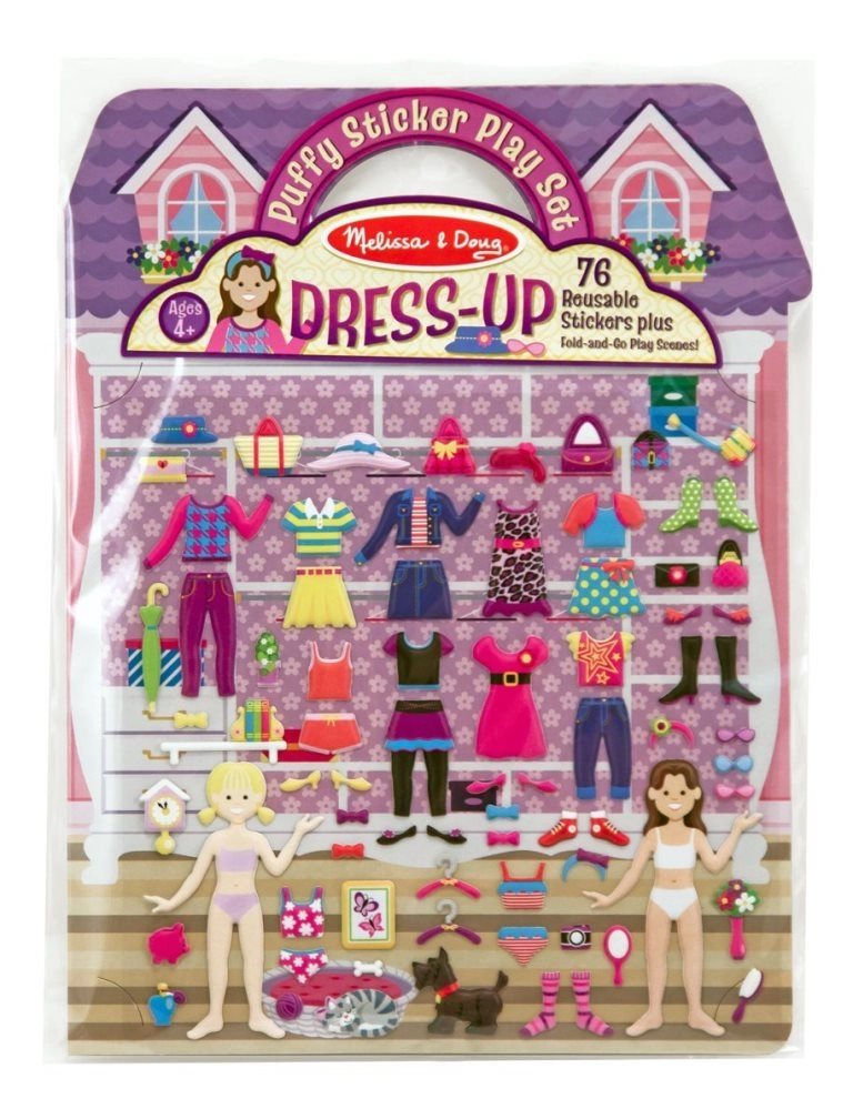 Melissa & Doug Dress Up Activity Sticker Book 76 pcs