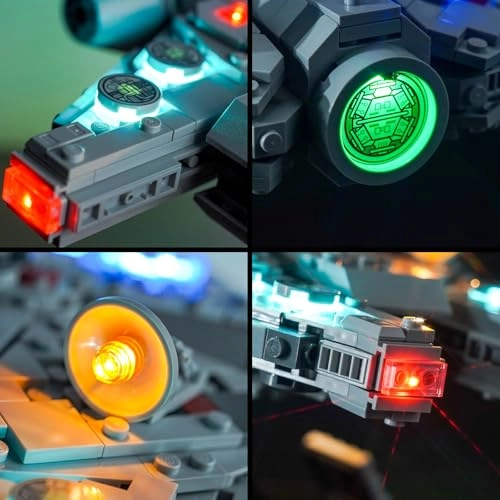 75375 Millennium Falcon - 16 light sources USB/Battery powered