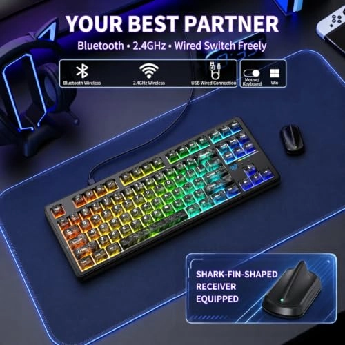 ATTACK SHARK X87 - US Wired/Wireless