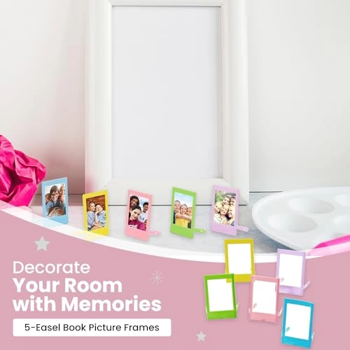 Photo Album + Camera Case - Blush Pink + Camera Strap + 60 Exposures Film Pack + Cleaning Cloth