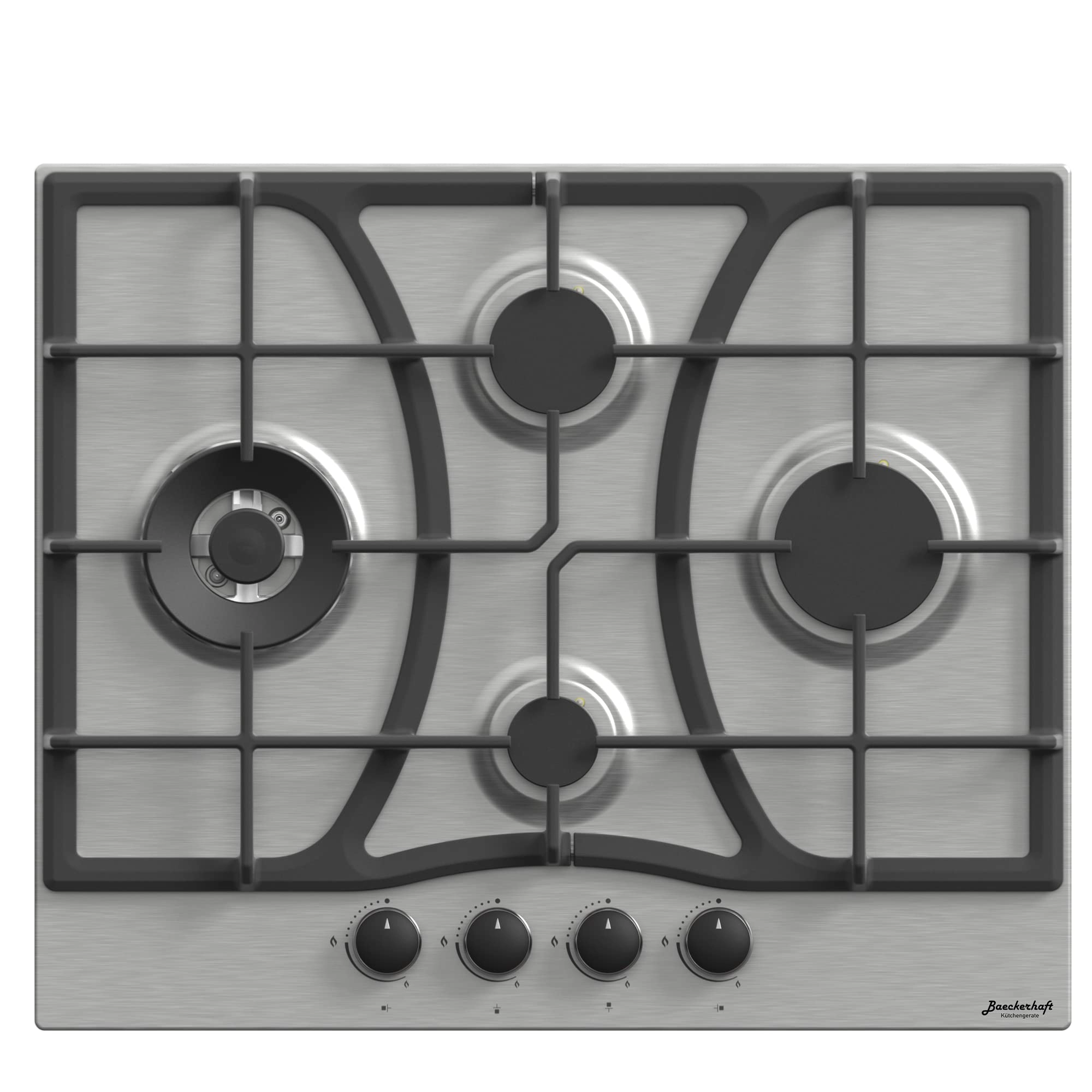 Baeckerhaft Ktchengerate BBGH65CFBFSS Gas hob