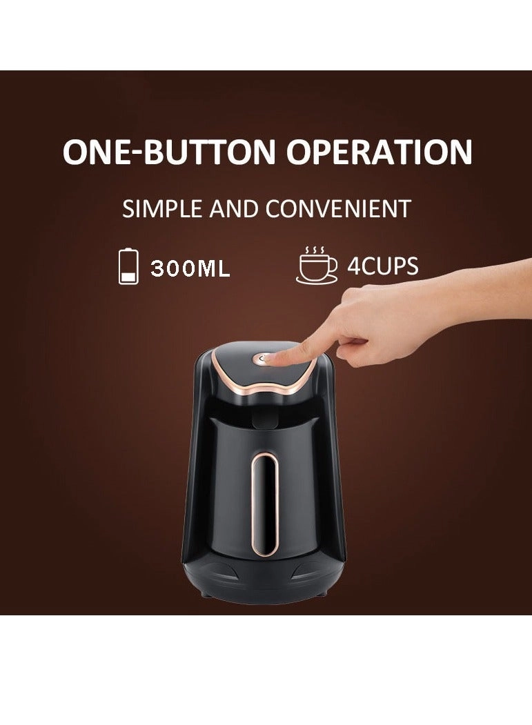 Turkish Coffee Machine - 300ml Removable Cordless One-Click