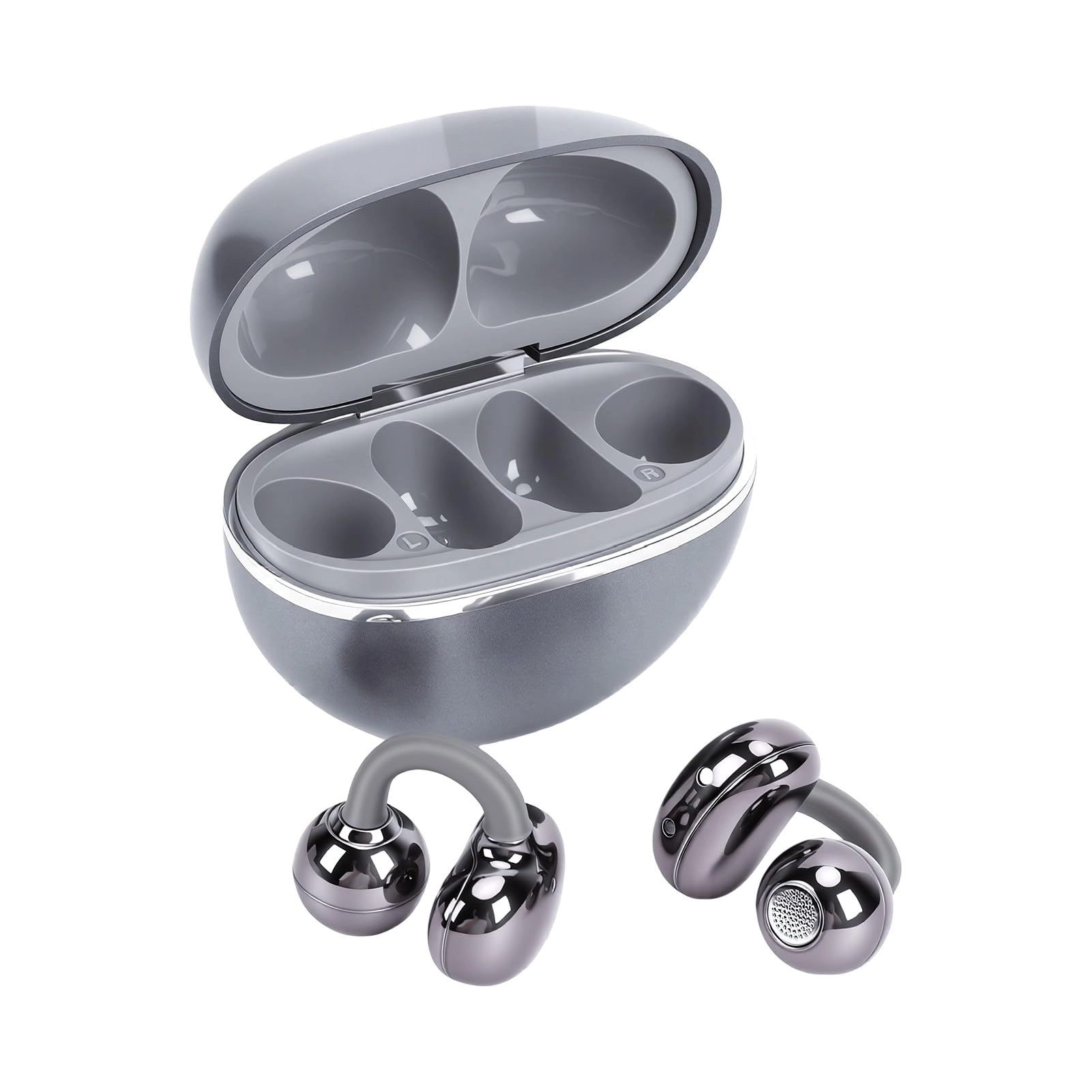 Open Ear Clip-On Earbuds Wireless Earbud