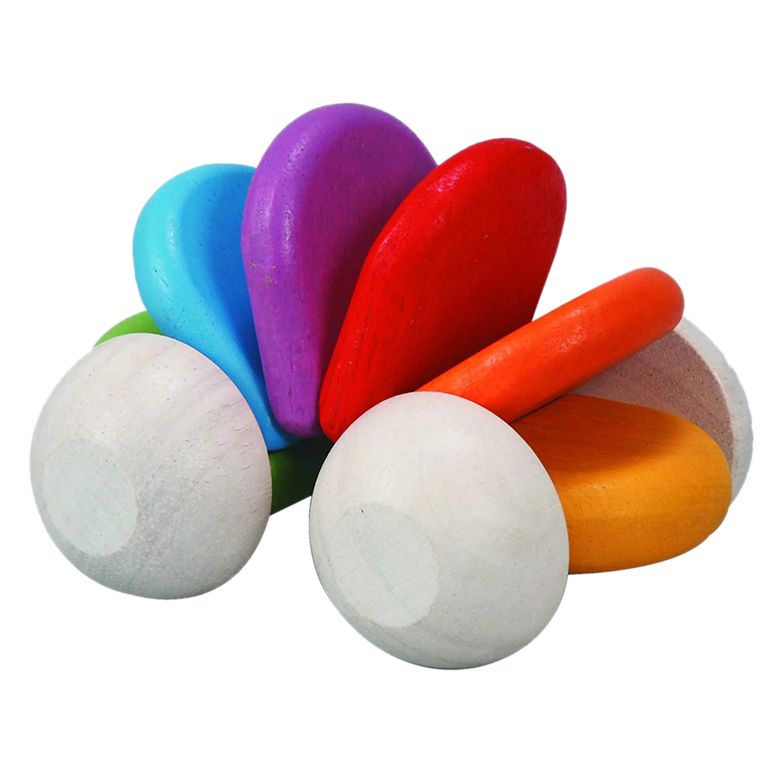 PlanToys Baby Car - Wooden rattle Lightweight