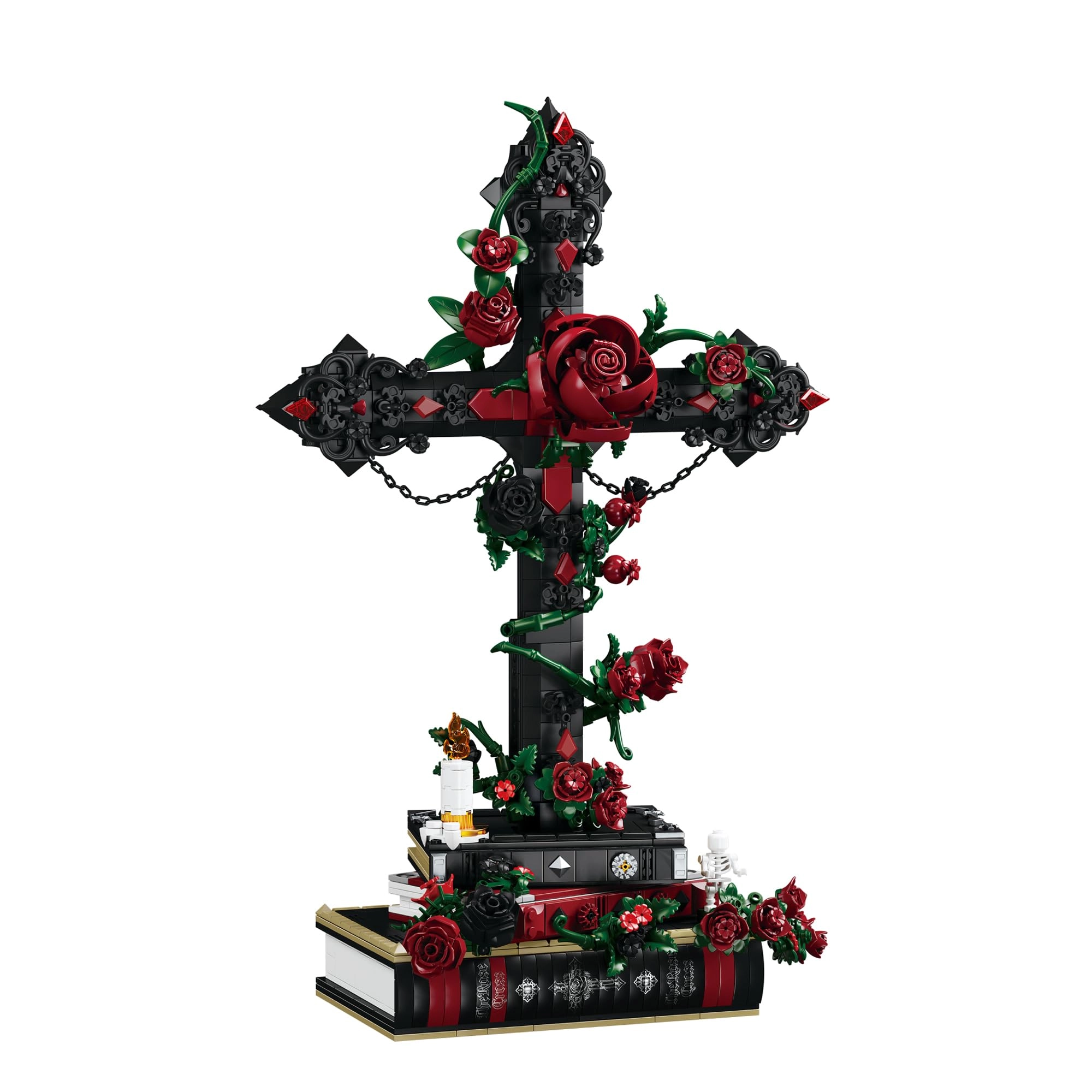 DzirePada Gothic Rose Cross - 1349 Pieces