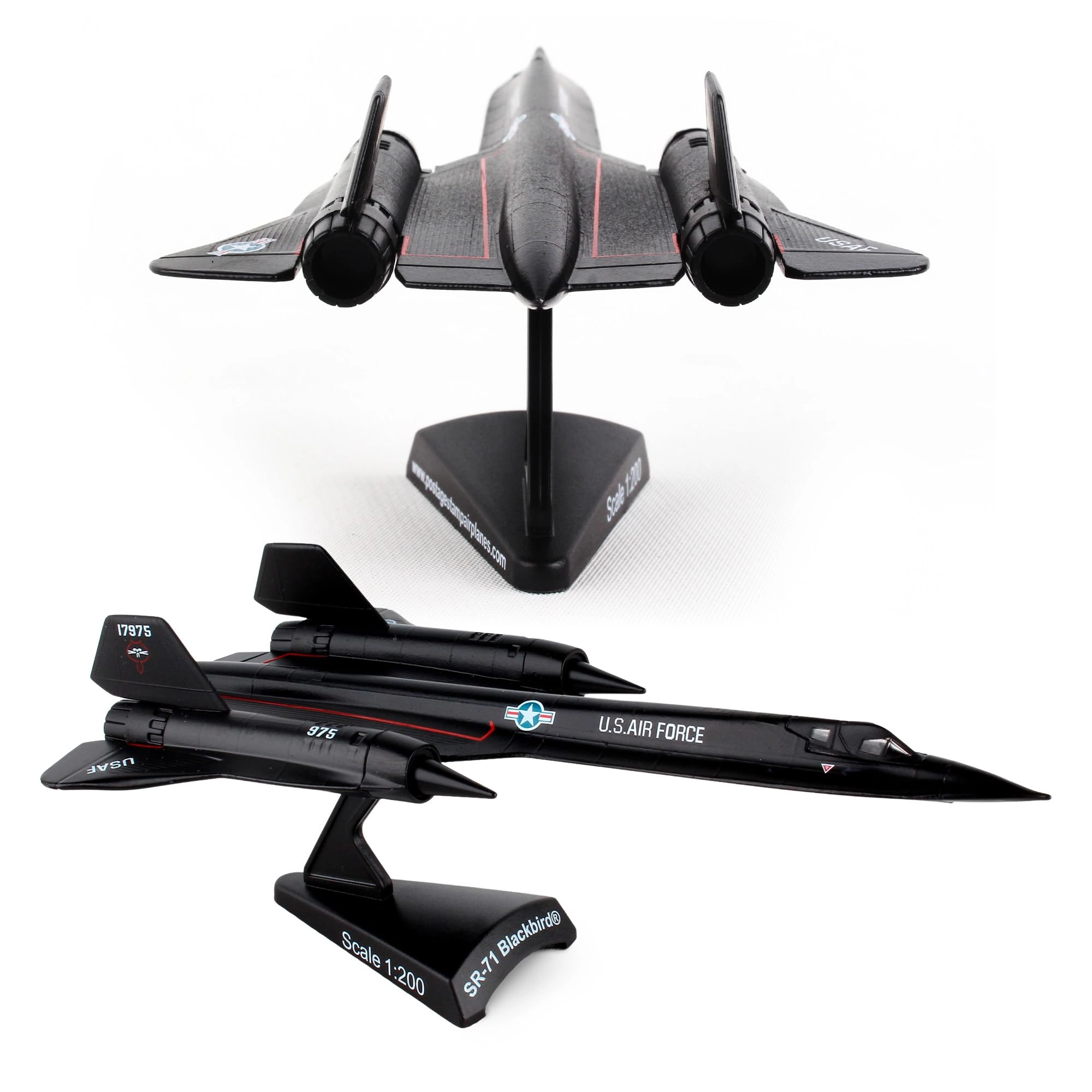 Daron World wide Trading Inc. SR-71 - 1:200 Scale Die-Cast Metal Display Stand