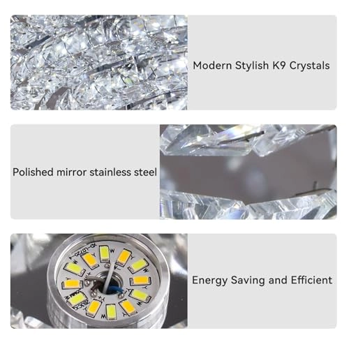 Crystal Chandelier - Dimmable