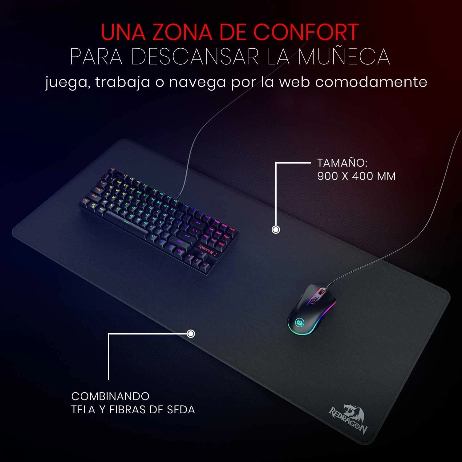P032 Flick Gaming Mouse Pad