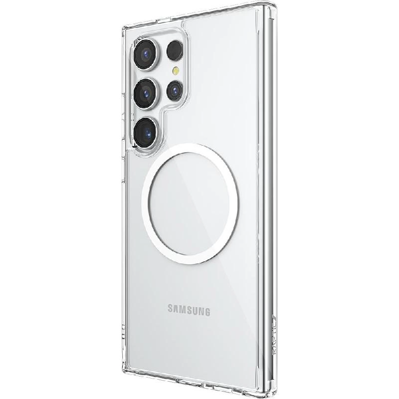 Raptic Back Cover Mobile Case Clear Case with MagSafe for Samsung Galaxy S24 Ultra