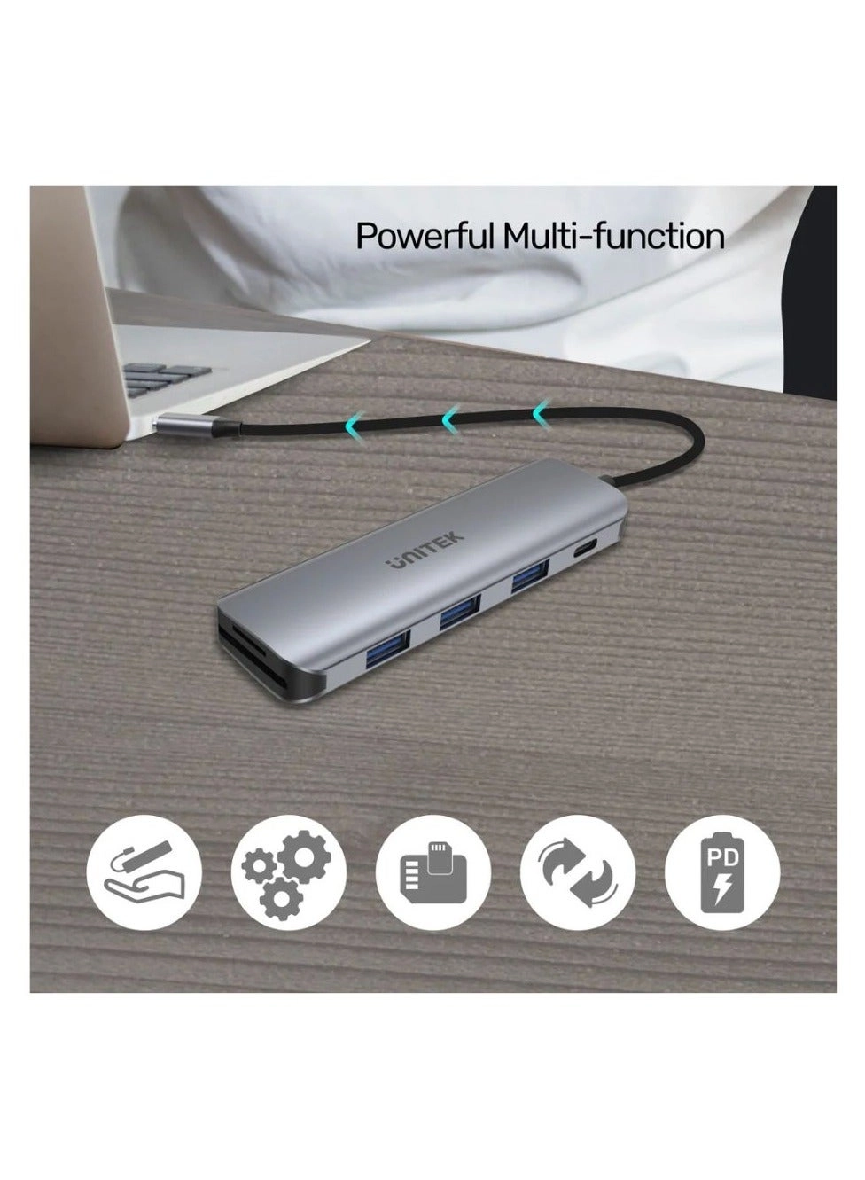 uHUB P5+ - 100W Power Delivery 4K HDMI