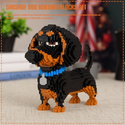 Dachshund Dog 3D Puzzle (XLD-16014) - 1 pcs