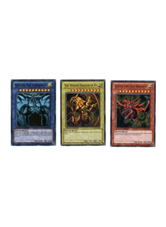Konami Obelisk The Tormentor + Slifer The Sky Dragon + The Winged Dragon of Ra - 3pcs