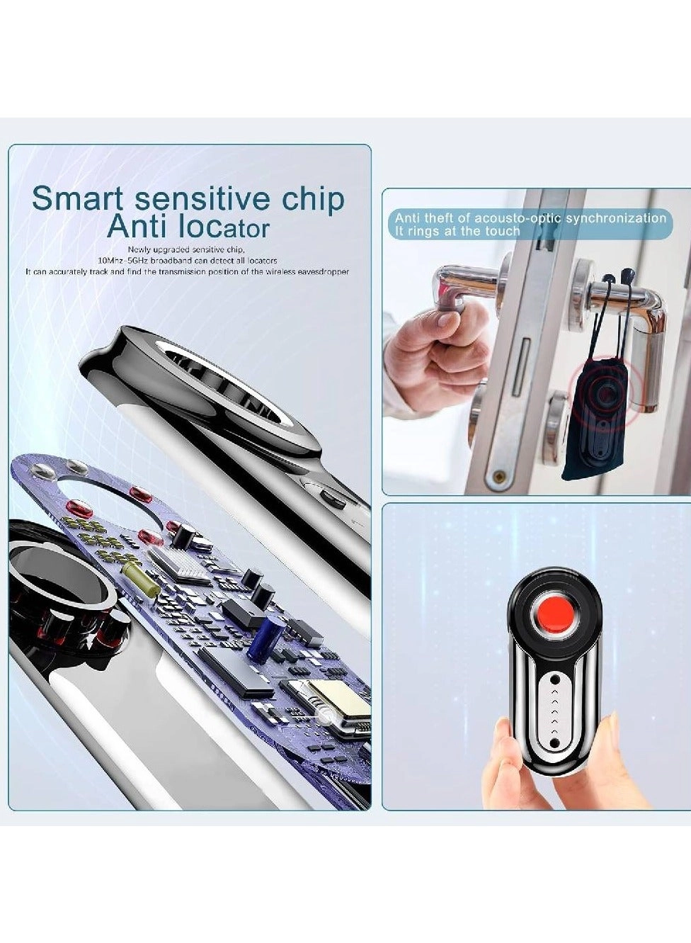 Anti Spy Hidden Infrared Camera Detectors - 1080 pixels
