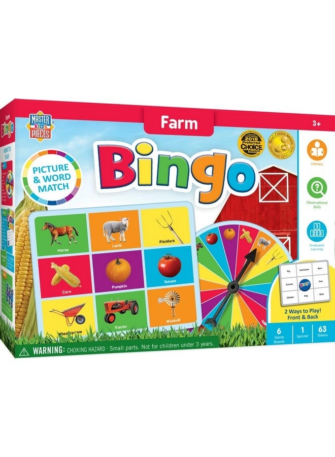 MasterPieces Farm Bingo Game