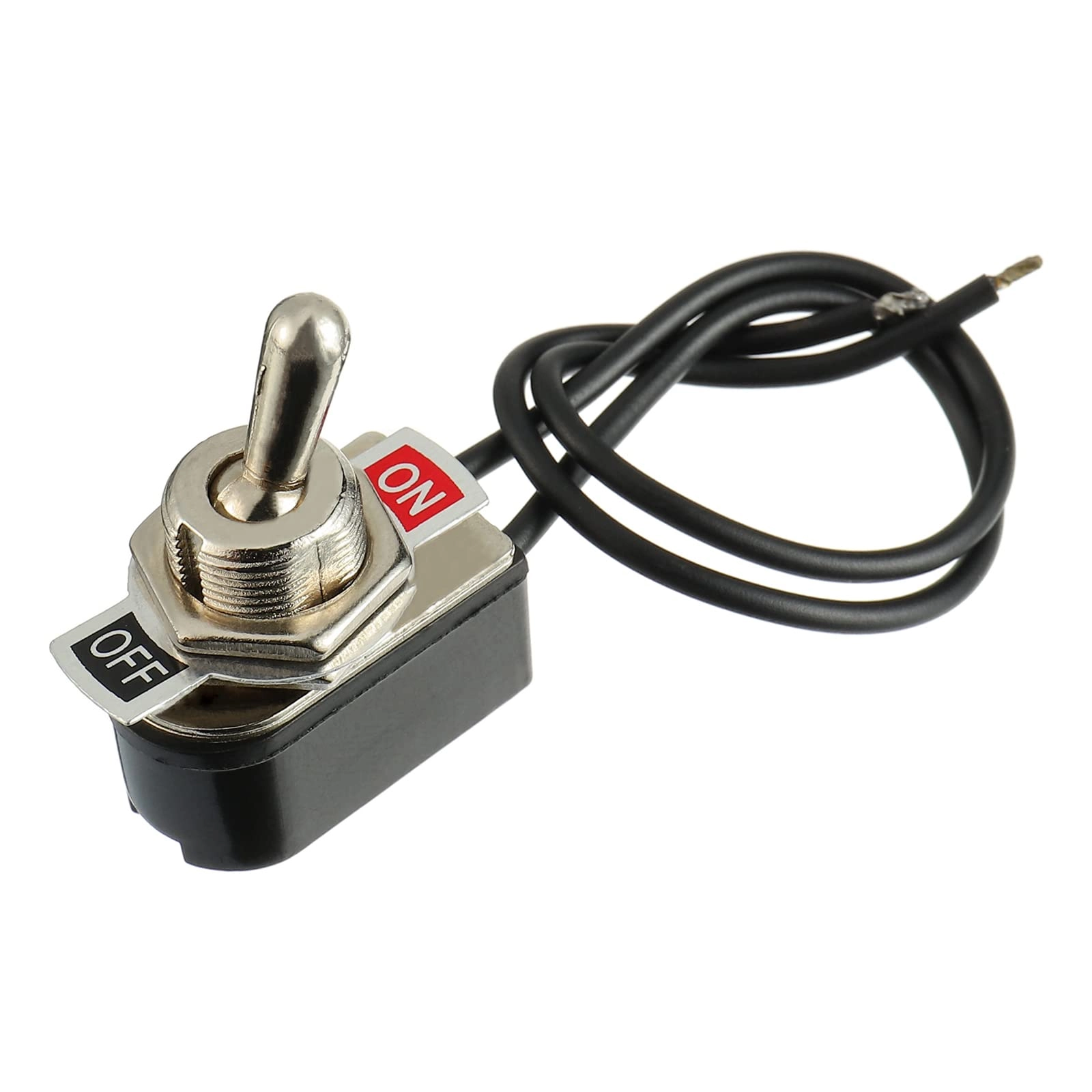 HUAREW Toggle Switch SPST - 6A/125VAC 3A/250VAC 2-Pin