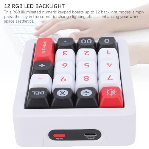 Mechanical Number Pad - Linear Mechanical Red Switch