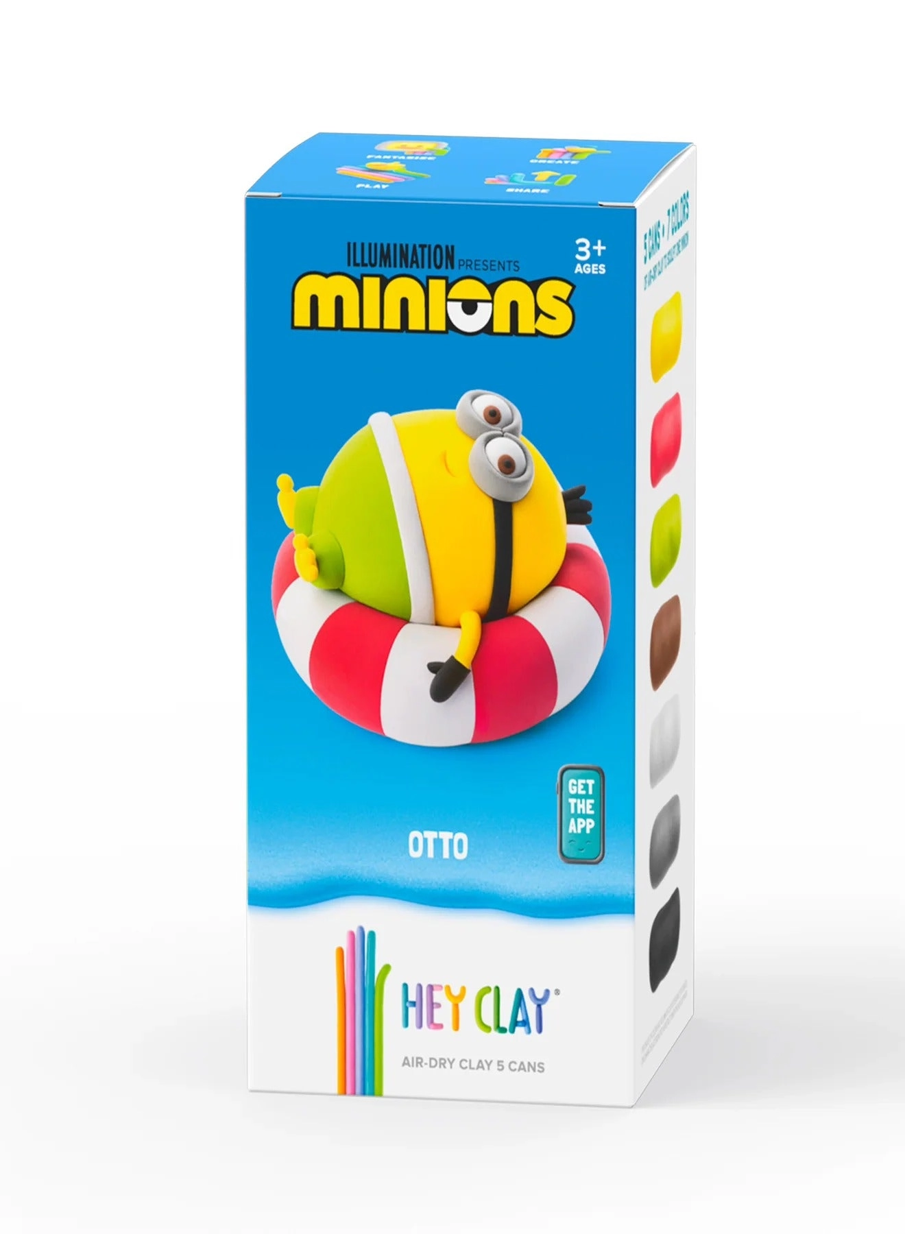 Minions Otto Colourful modelling air-dry clay - 3+ years 5 colors
