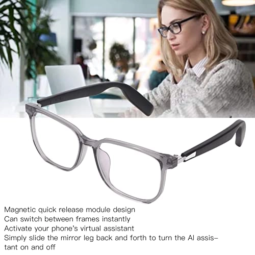 Smart Glasses - Open-Ear Bluetooth Blue Light Blocking