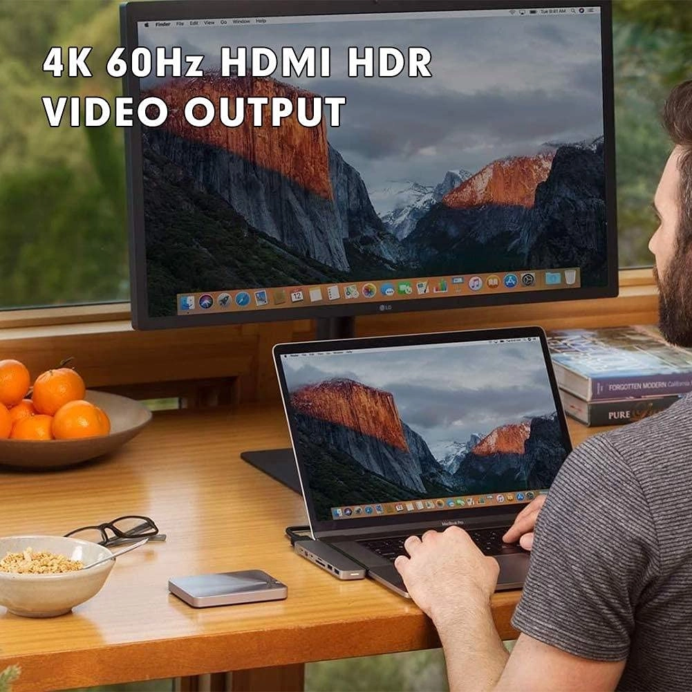 Hyperdrive Dual 4K HDMI 7 Port USB-C Hub