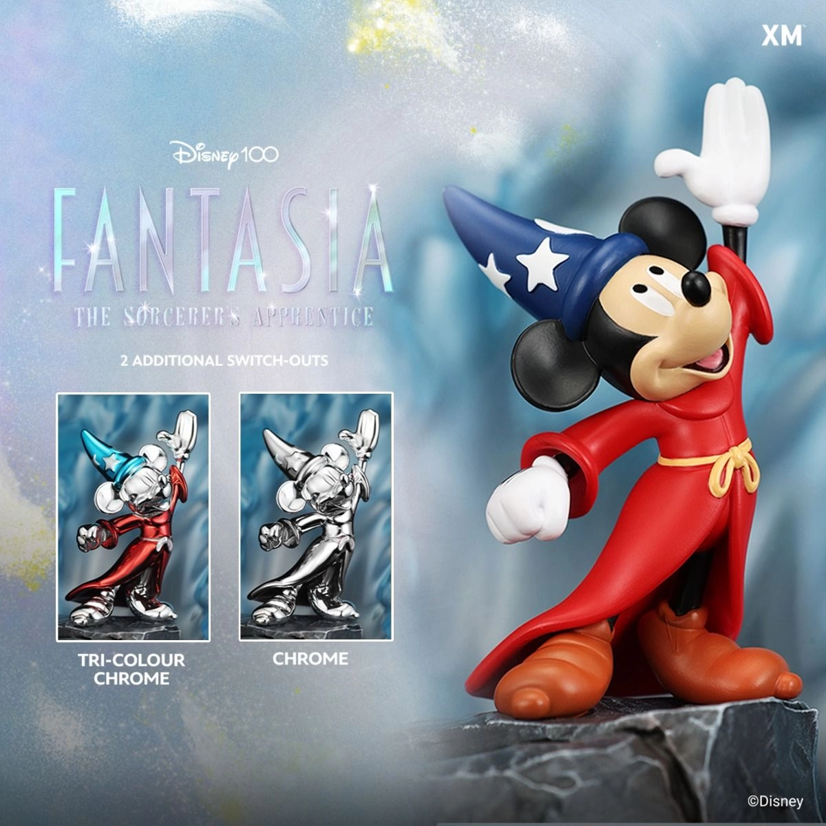 Mickey - Fantasia - Polystone and PU 3 switchout parts