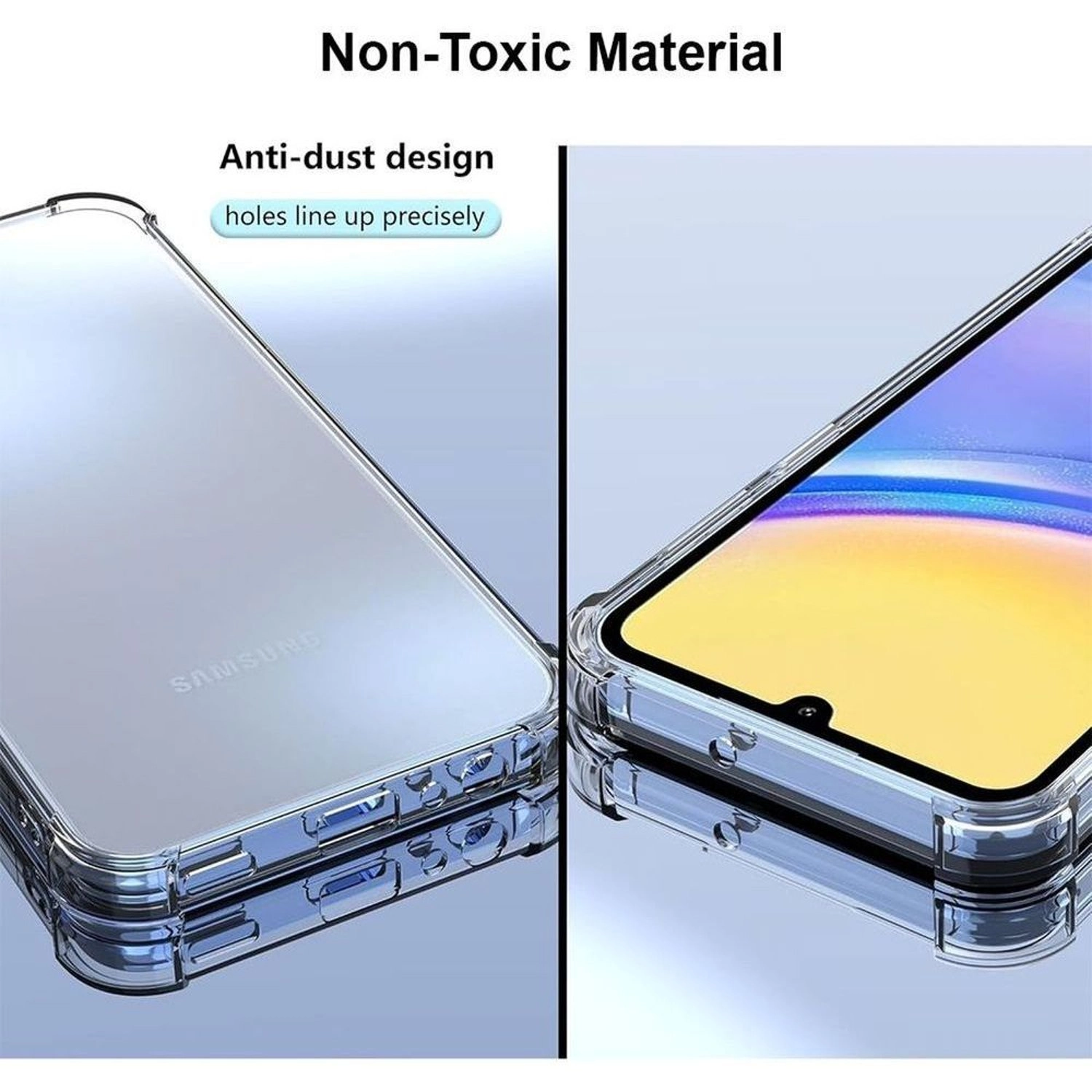 Case With Screen Protector - Transparent for Galaxy S23FE