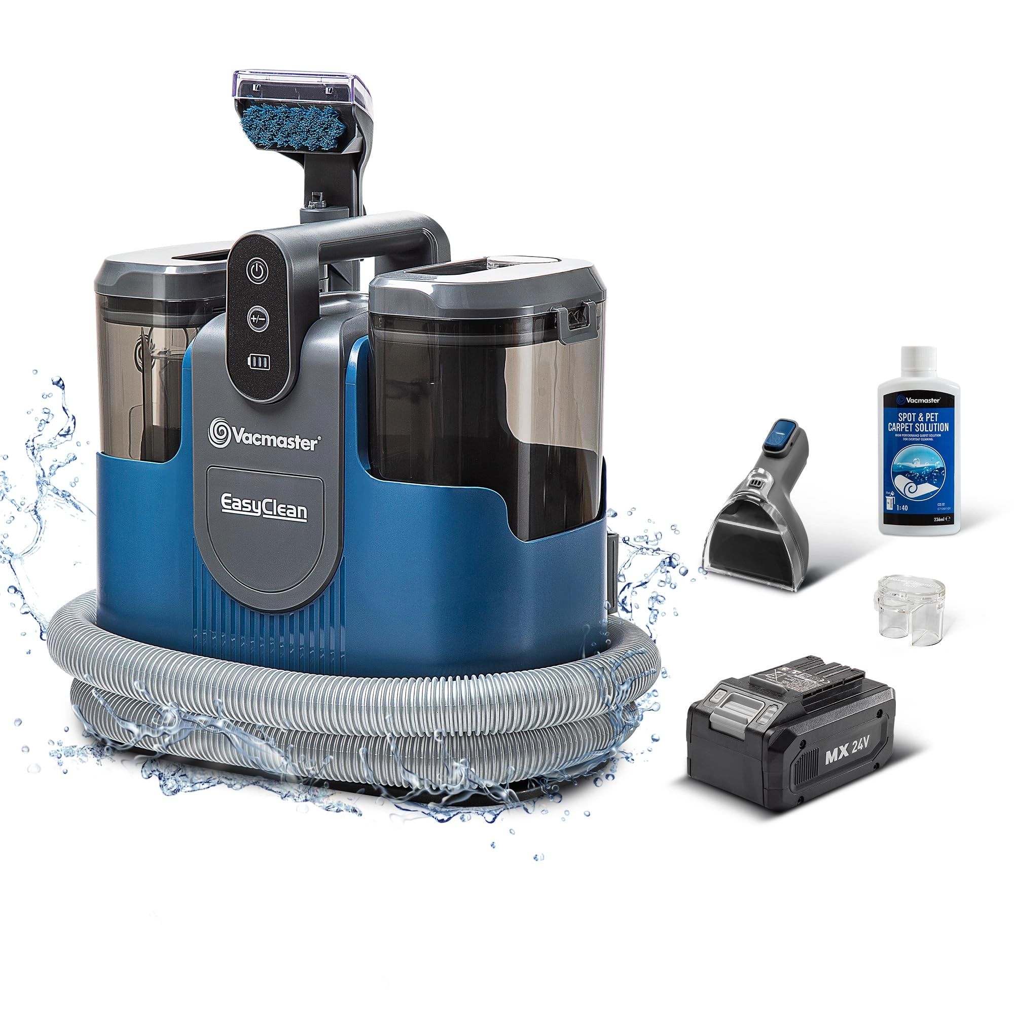 CLEVA Wireless Washing Vacuum Cleaner - Wet/Dry