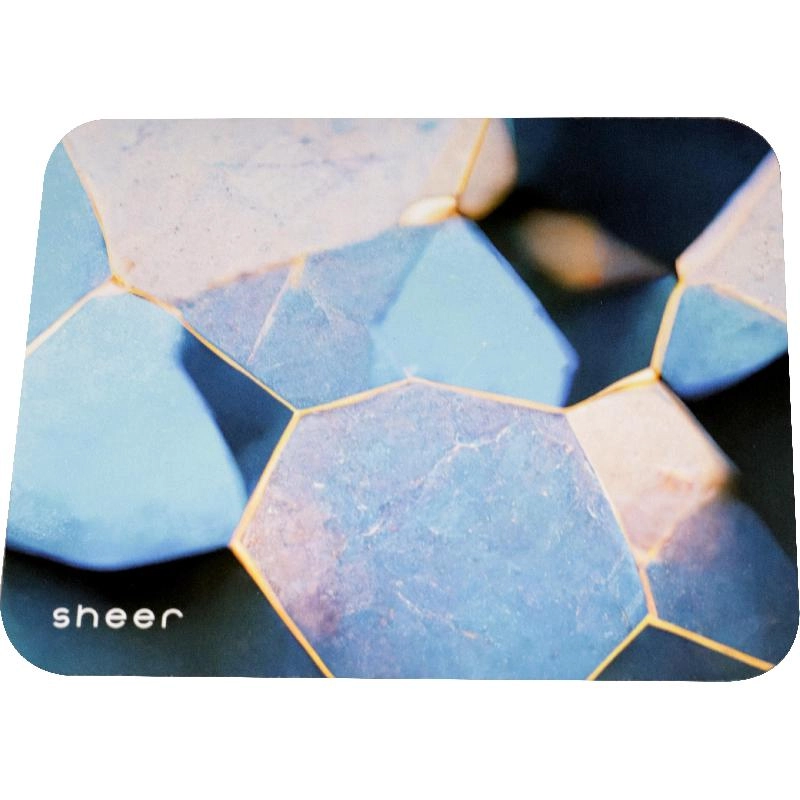 E-Century Sheer Microfiber/Silicone Mouse Pad - 22x18 cm