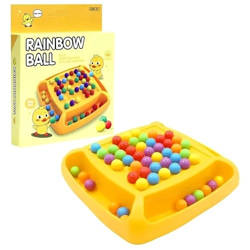 FunBlast Rainbow Ball Chess Game - 48 balls 4+ Years