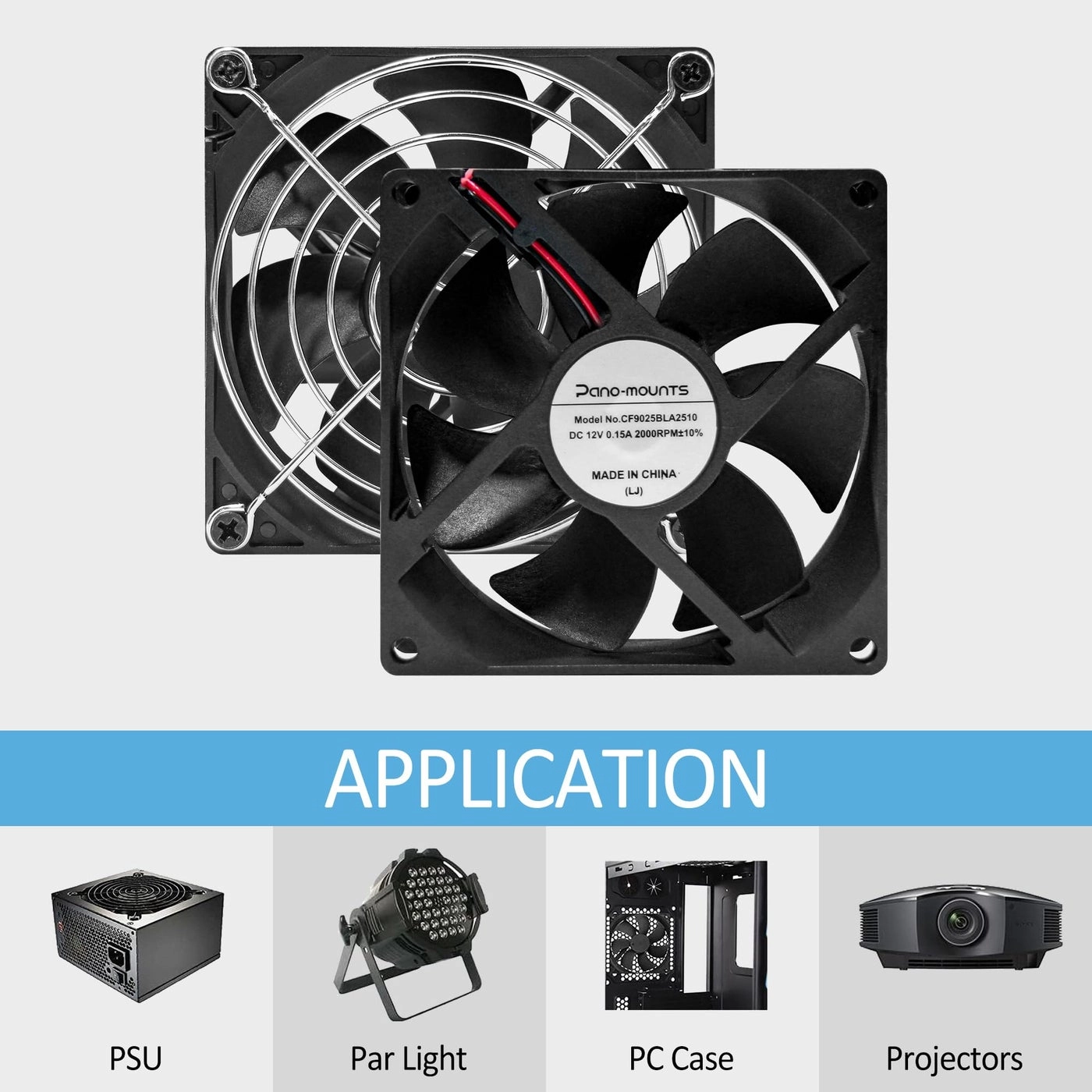 PC Fan - 2 90mm 92mm Pack