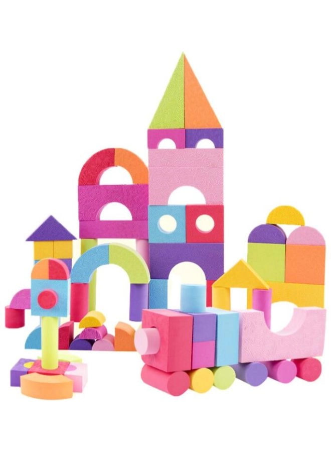 Foam Building Block Set - Construction 50 pcs