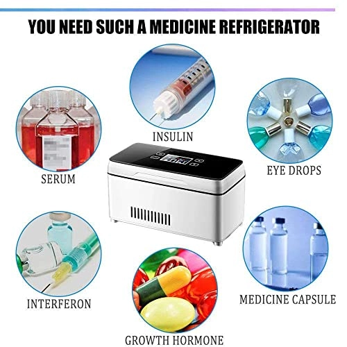 Portable Insulin Cooler - 2-8°C Lithium Battery