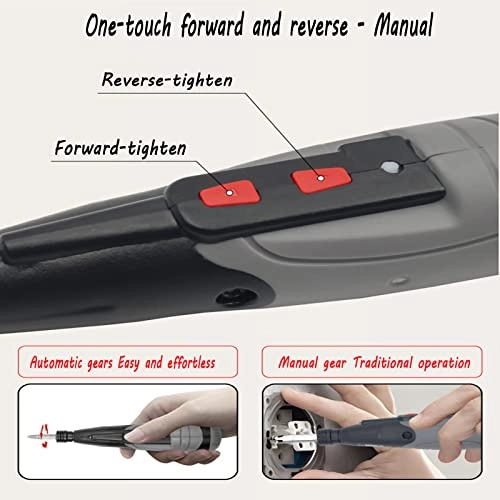 Portable One-Button Brushless Impact Lithium Electric Drill - 1200ma