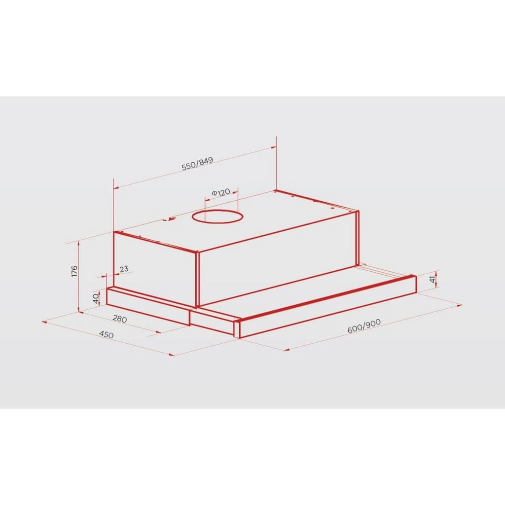 HSH-A90-SBI - 340 cubic metre per hour 90cm