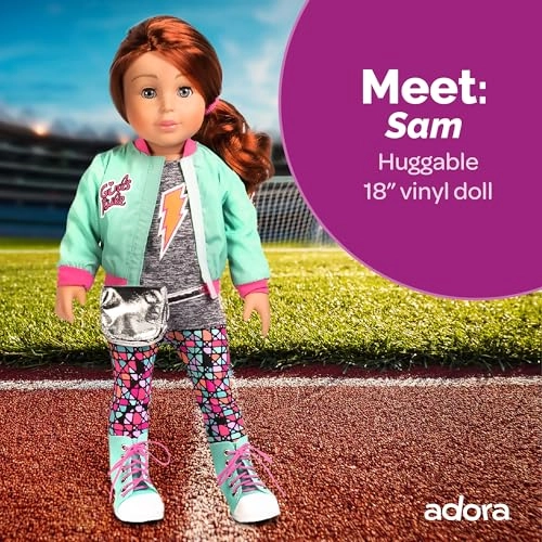 Sam Fashion Doll - 18” Poseable Limbs Rooted Hair
