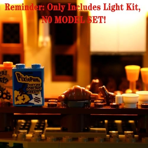 LED Light Kit Compatible with LEGO 76389 Hogwarts House of Secrets - Harry Potter