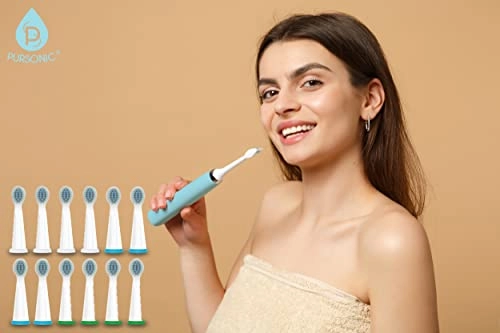 USB Rechargeable Sonic Toothbrush - 12 Brush Heads 38,000 STROKES PER MINUTE 3 BRUSHING MODES