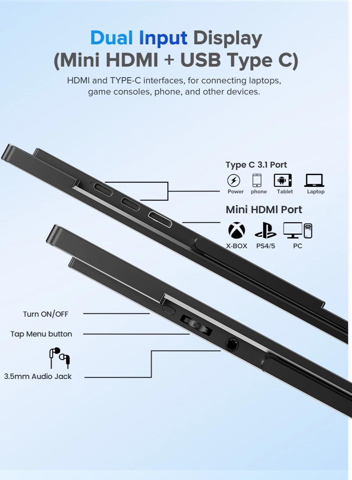 M185E06W - 1920 × 1080 FHD 18.5 inch