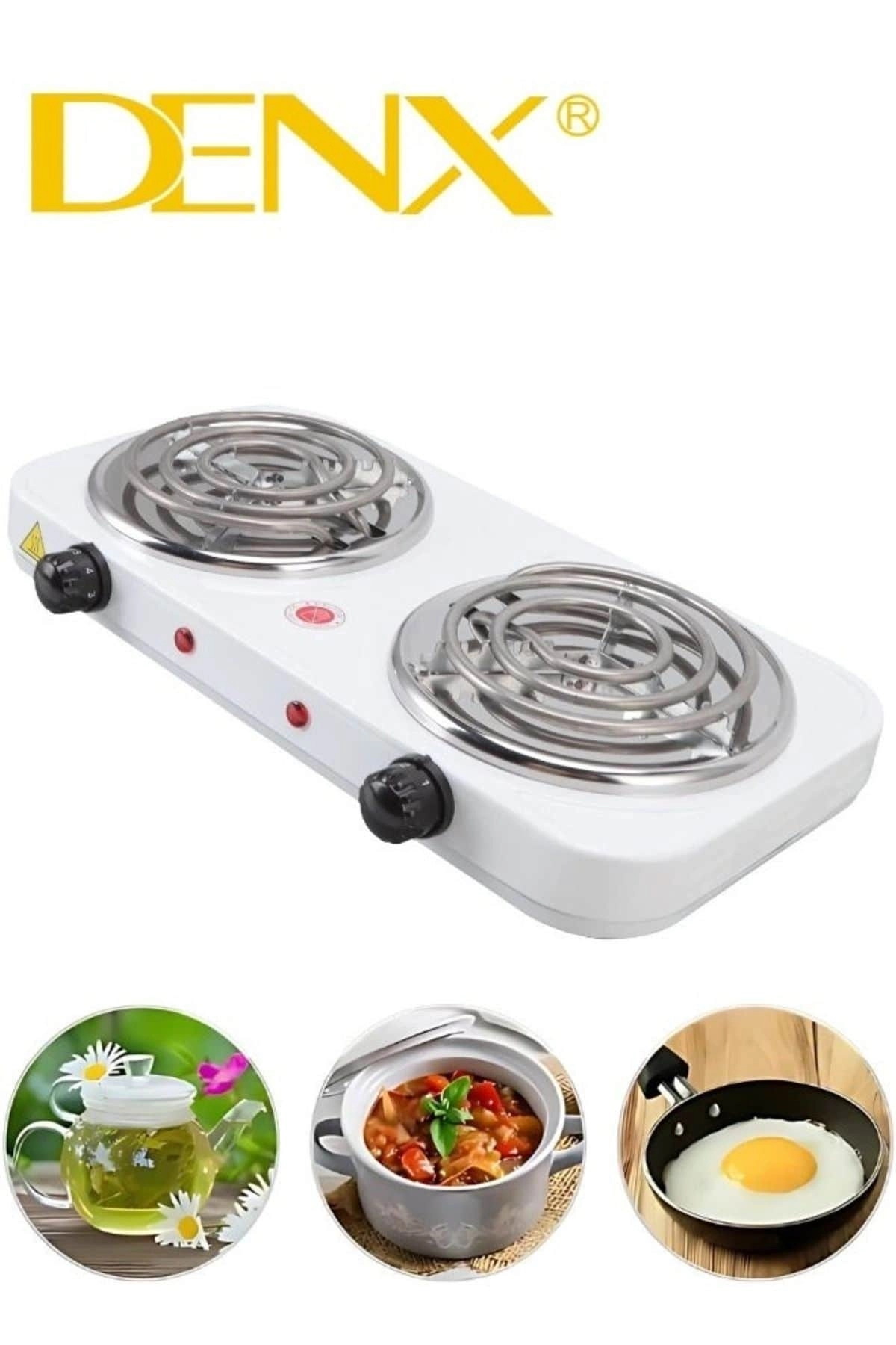 Tradeo Double coil hot plate - 2000W 220V