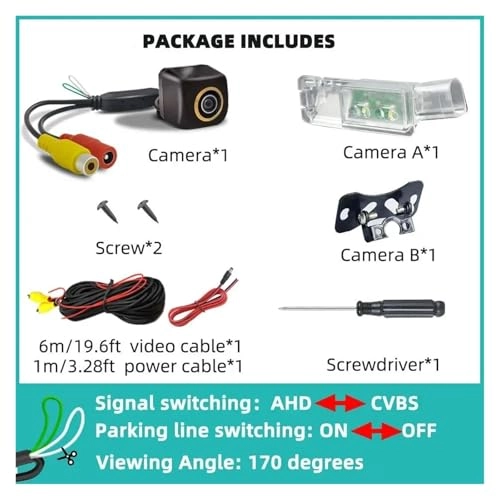 Backup Camera - Night Vision 756 (H) x 504 (V)