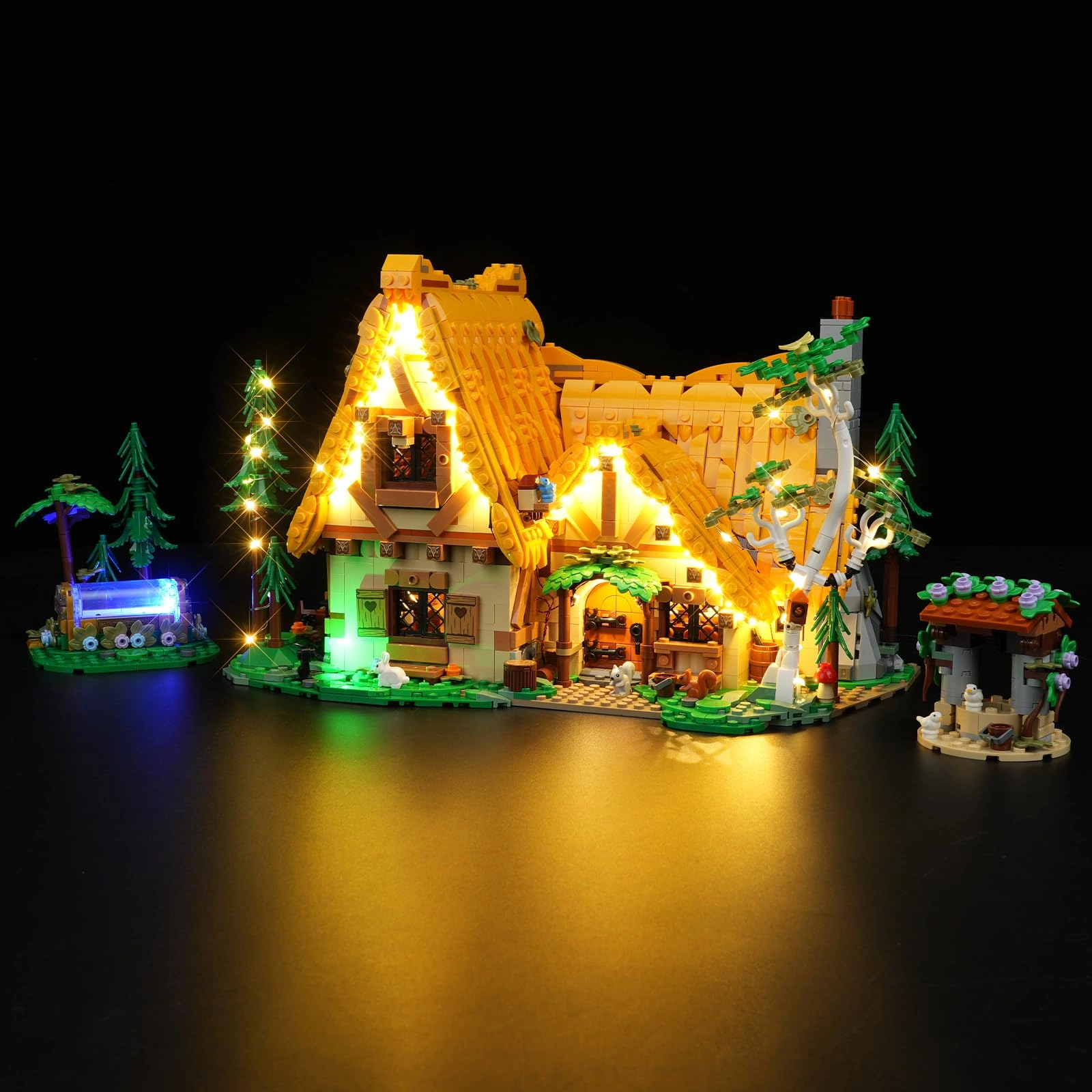 yinaikeji LED Lighting Kit for Lego Snow White and The Seven Dwarfs' Cottage - Compatible with Lego 43242 Classic Version