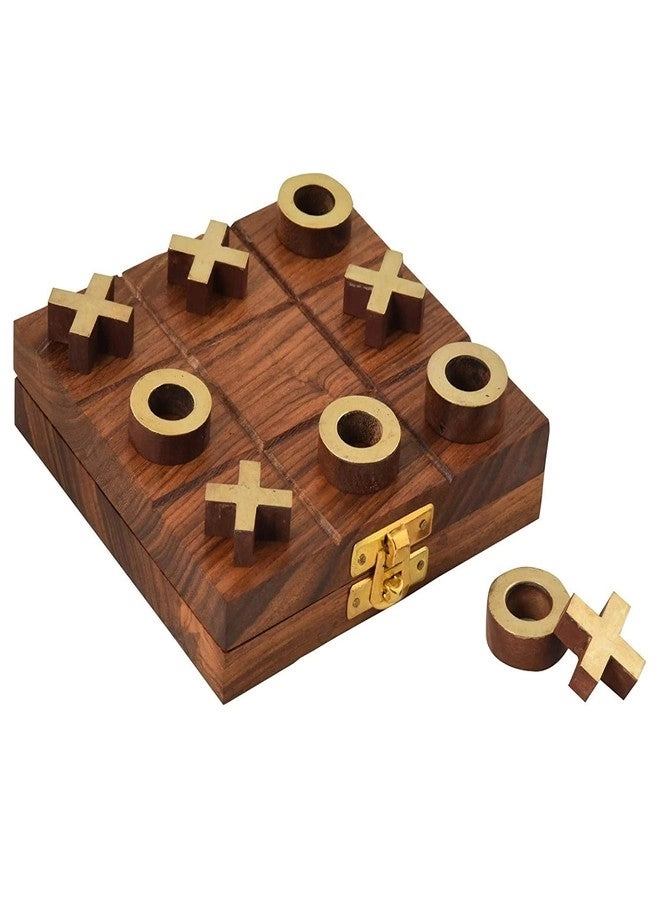 Noughts and Crosses (Zeero Kata) - Wooden 2-in-1 Pure Rosewood